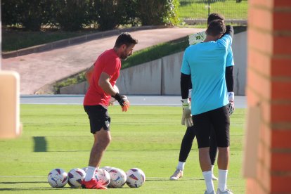 Ricardo Molina, preparador de porteros. 