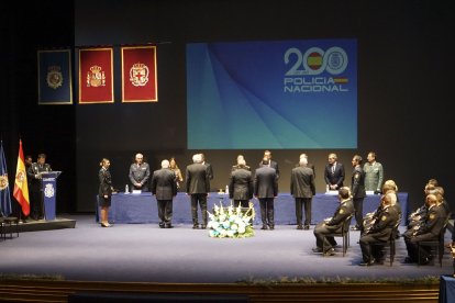 Acto de celebración del Día de la Policía Nacional.