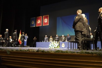 Acto de celebración del Día de la Policía Nacional.