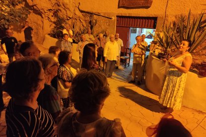 La presidenta de El Morato inició el acto con unas palabras.