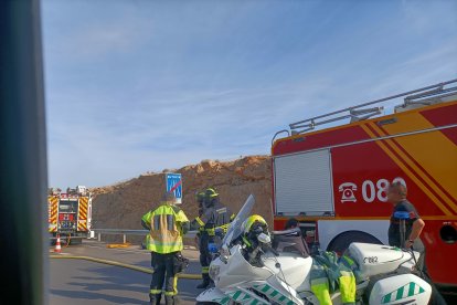 Efectivos desplazados a la zona.