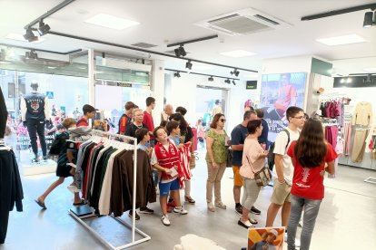 El establecimiento se llenó por completo.