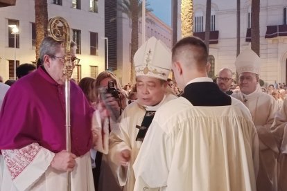 Ritual de apertura de la Puerta Santa de la Catedral.