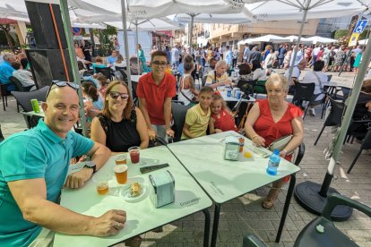 La familia Martínez no se ha perdido el primer día de Feria en Turre.