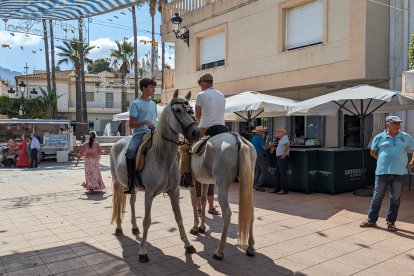 Los caballos también son protagonistas en esta celebración.