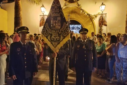 Protección Civil acompañó a Nuestra Señora del Rosario, Porta Coeli.