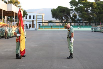 Emotivo acto castrense.