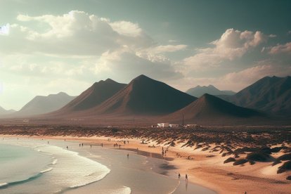 Las Salinas de Cabo de Gata.