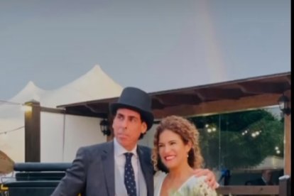 La pareja, el pasado sábado. Fotos cedidas.