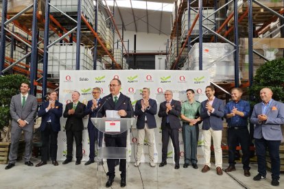 Rodrigo González se deshizo en agradecimientos al personal de la empresa, a las familias y a las empresas y profesionales que han hecho posible la nueva planta.