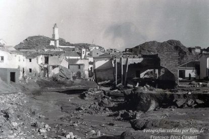 Zurgena, 1973. Familia Pérez Casquet.