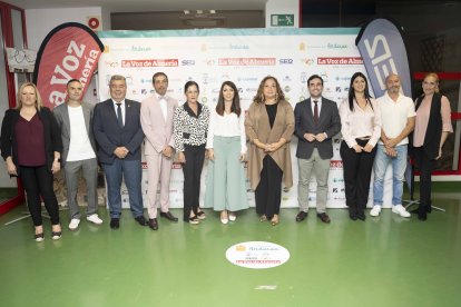 Equipo de Gobierno del Ayuntamiento de Huércal, con la ausencia del alcalde Ismael Torres, que no pudo acudir a la gala por motivos personales.