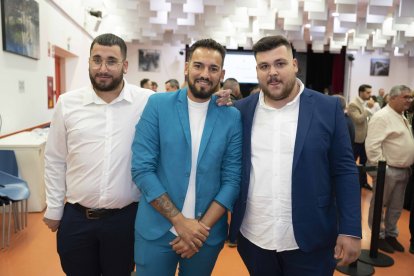 Antonio Ginés García, Antonio Amador Martínez y Florencio Escobosa Martín.