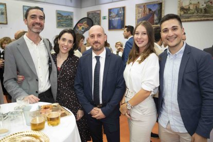 Los periodistas Tito Sánchez, María Palma, Francisco G. Luque, Karolina Lewandoska y Mohamed Ezzizaoui,