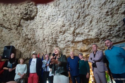 La periodista Carmen Borja durante su intervención.