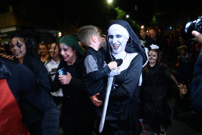 Las monjas terroríficas son ya un clásico de Halloween.