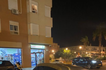 Efectos del temporal de viento en el barrio de San Luis.