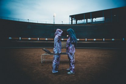 Una de las instantáneas en la Plaza de Toros veratense.