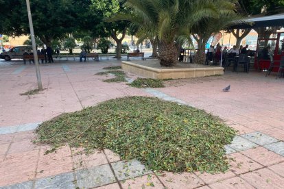 La borrasca se dejó notar bastante en la capital.