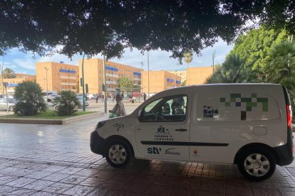 La borrasca se dejó notar bastante en la capital.