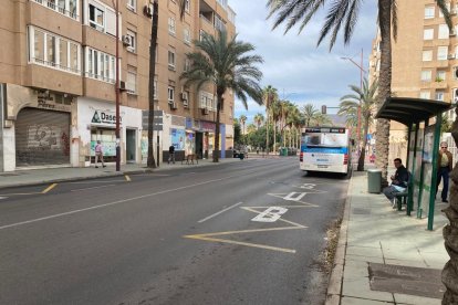 La borrasca se dejó notar bastante en la capital.