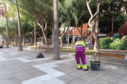 La borrasca se dejó notar bastante en la capital.