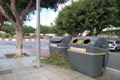 La borrasca se dejó notar bastante en la capital.