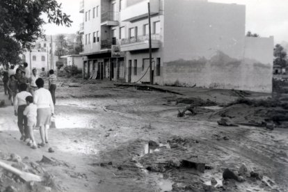 La riada de 1973 en Cuevas del Almanzora.