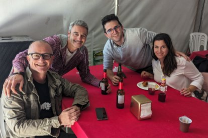 Juan Antonio, Luis, Juan y Patricia.
