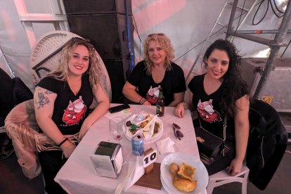 Nerea, Juani y Josefa.