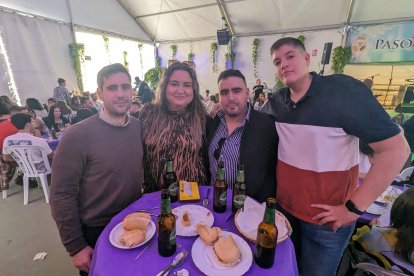 Lorenzo, Ana, Fran y Galera.