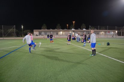 Calentando motores para la final.