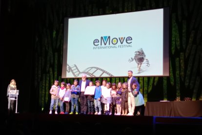 En el Teatro Lope de Vega de Madrid.