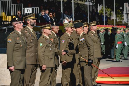 El jefe de la División Castillejos, general de división José Manuel Vivas Urieta, presidió el acto.