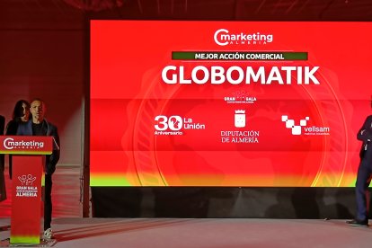 El premio a Mejor Acción Comercial, se lo llevaría Globomatik y su equipo de marketinianos.