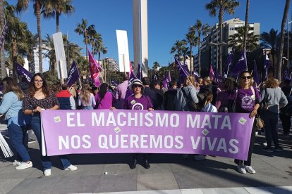 Manifestación en la Plaza de las Velas.