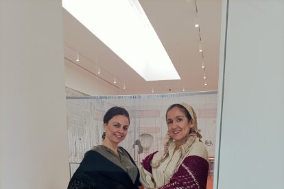 Dos \'vegueras\' acompañaron en la visita 