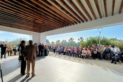 Acto con los vegueros