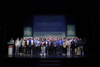 Foto de familia de las XVII Jornadas de la agricultura almeriense en el siglo XXI.