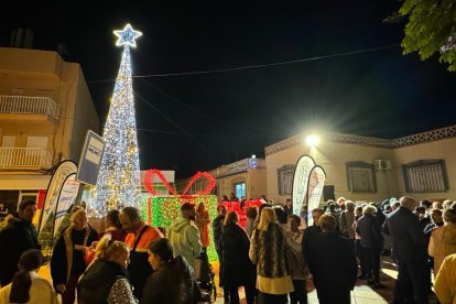 Encendido navideño en El Alquián.