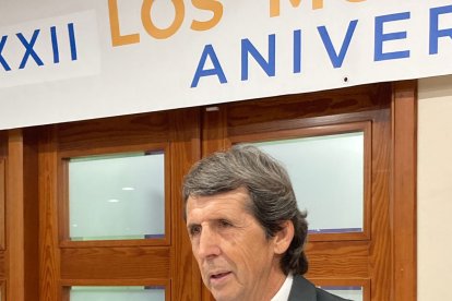 Pepe Salguero dedicó unas palabras a los asistentes a la fiesta madridista. 