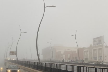 Segundo día consecutivo de niebla en la capital.