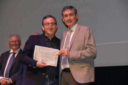 Pedro López Galdeano con Manuel Costés.
