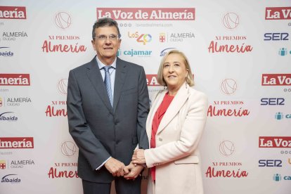 Curro Leal, de El Quinto Toro, y su señora.