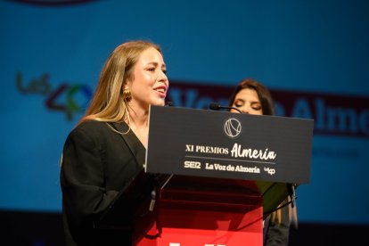 Loreto Martínez, del evento MAC, recogió el premio Innovación.
