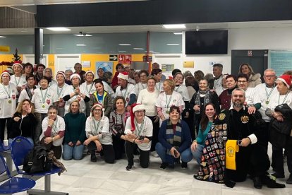 Asistentes al encuentro navideño UGM Mediterráneo Torrecárdenas.