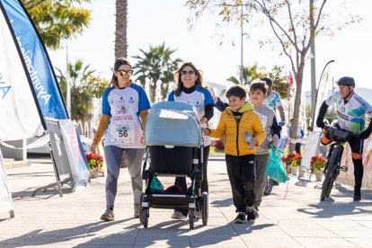 Lo de correr en familia que se lo pregunten a Leo.