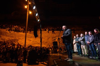 Diego Cruz, en la Noche de las Candelas.