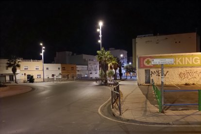 El cruce de la calle real del Barrio Alto.