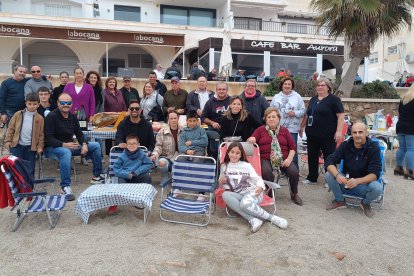 Sergio Galdeano celebró su cumpleaños en la playa acompañado de su familia y amigos.